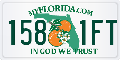 FL license plate 1581FT