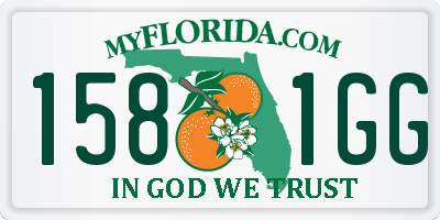 FL license plate 1581GG