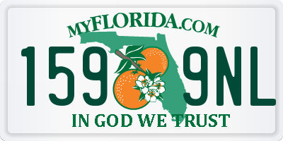 FL license plate 1599NL