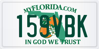 FL license plate 159VBK