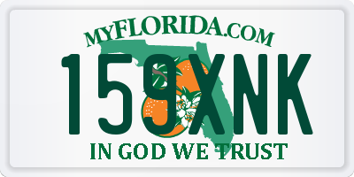 FL license plate 159XNK