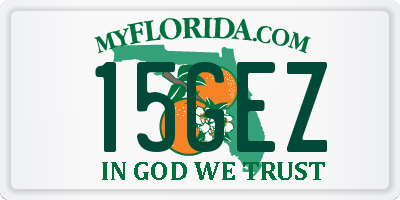 FL license plate 15GEZ