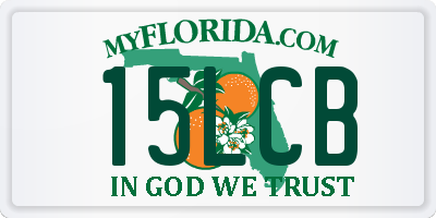 FL license plate 15LCB