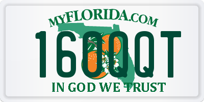 FL license plate 160QQT