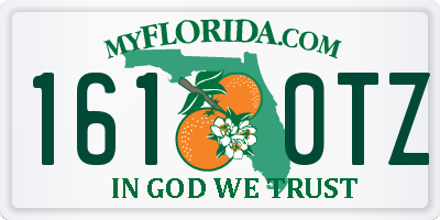 FL license plate 1610TZ
