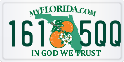 FL license plate 1615QQ