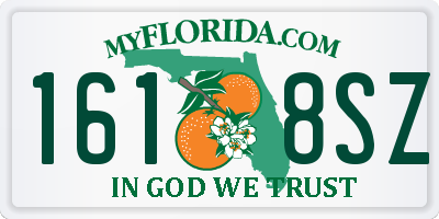 FL license plate 1618SZ