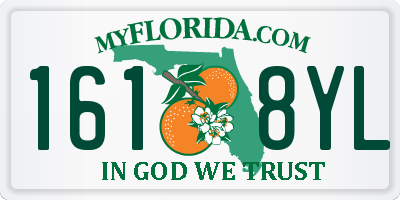 FL license plate 1618YL