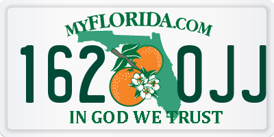 FL license plate 1620JJ