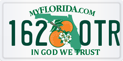 FL license plate 1620TR