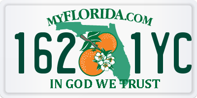 FL license plate 1621YC