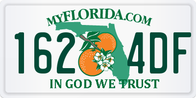 FL license plate 1624DF