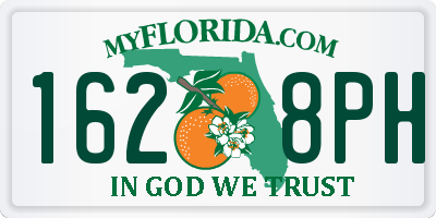 FL license plate 1628PH
