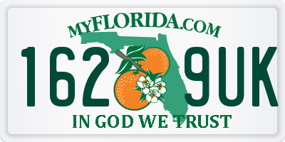 FL license plate 1629UK
