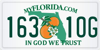 FL license plate 1631OG