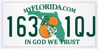 FL license plate 1631QJ