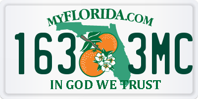 FL license plate 1633MC