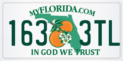 FL license plate 1633TL