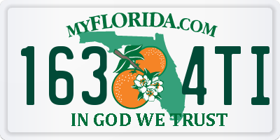 FL license plate 1634TI