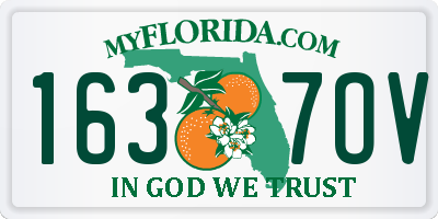 FL license plate 1637OV