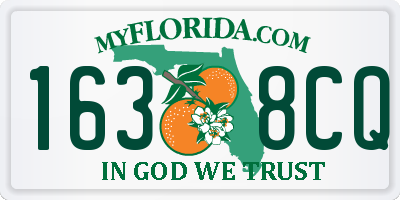FL license plate 1638CQ