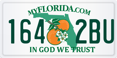 FL license plate 1642BU