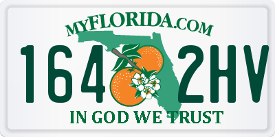 FL license plate 1642HV