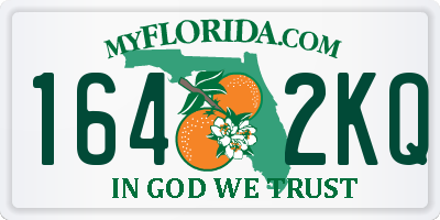 FL license plate 1642KQ