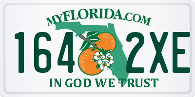 FL license plate 1642XE