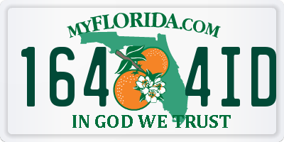 FL license plate 1644ID