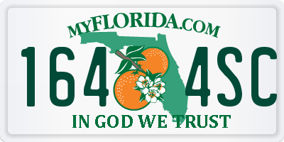 FL license plate 1644SC