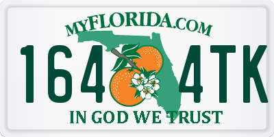 FL license plate 1644TK