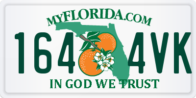 FL license plate 1644VK