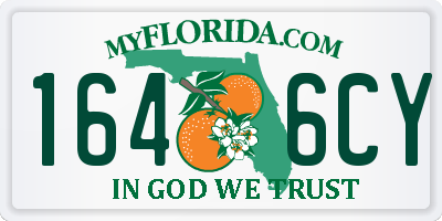 FL license plate 1646CY