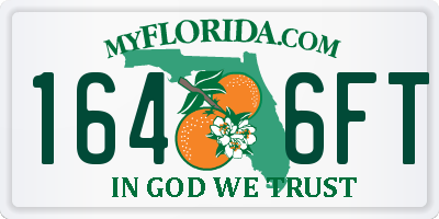 FL license plate 1646FT