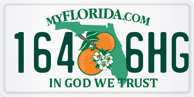 FL license plate 1646HG