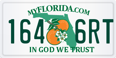 FL license plate 1646RT