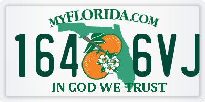 FL license plate 1646VJ