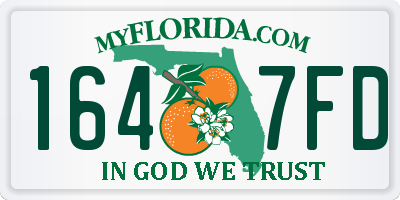 FL license plate 1647FD