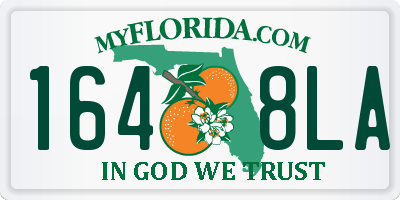 FL license plate 1648LA