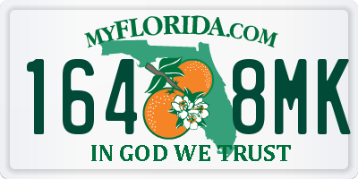 FL license plate 1648MK