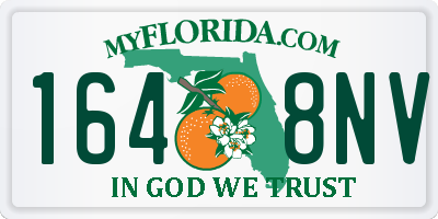 FL license plate 1648NV