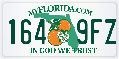 FL license plate 1649FZ