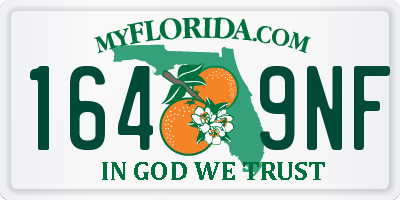 FL license plate 1649NF