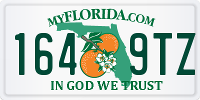 FL license plate 1649TZ