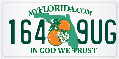 FL license plate 1649UG