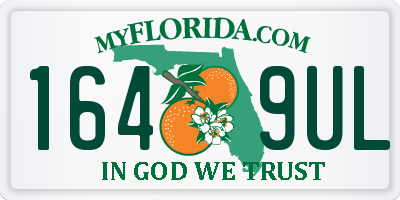 FL license plate 1649UL