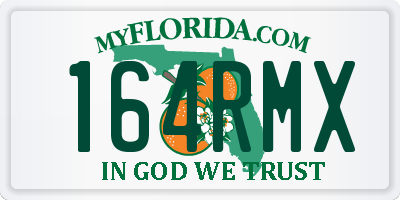 FL license plate 164RMX