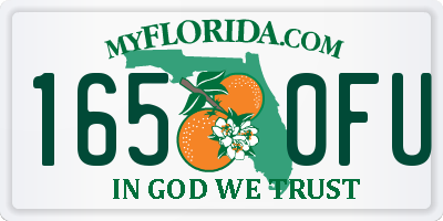 FL license plate 1650FU