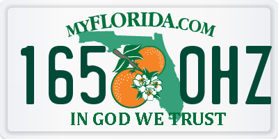 FL license plate 1650HZ
